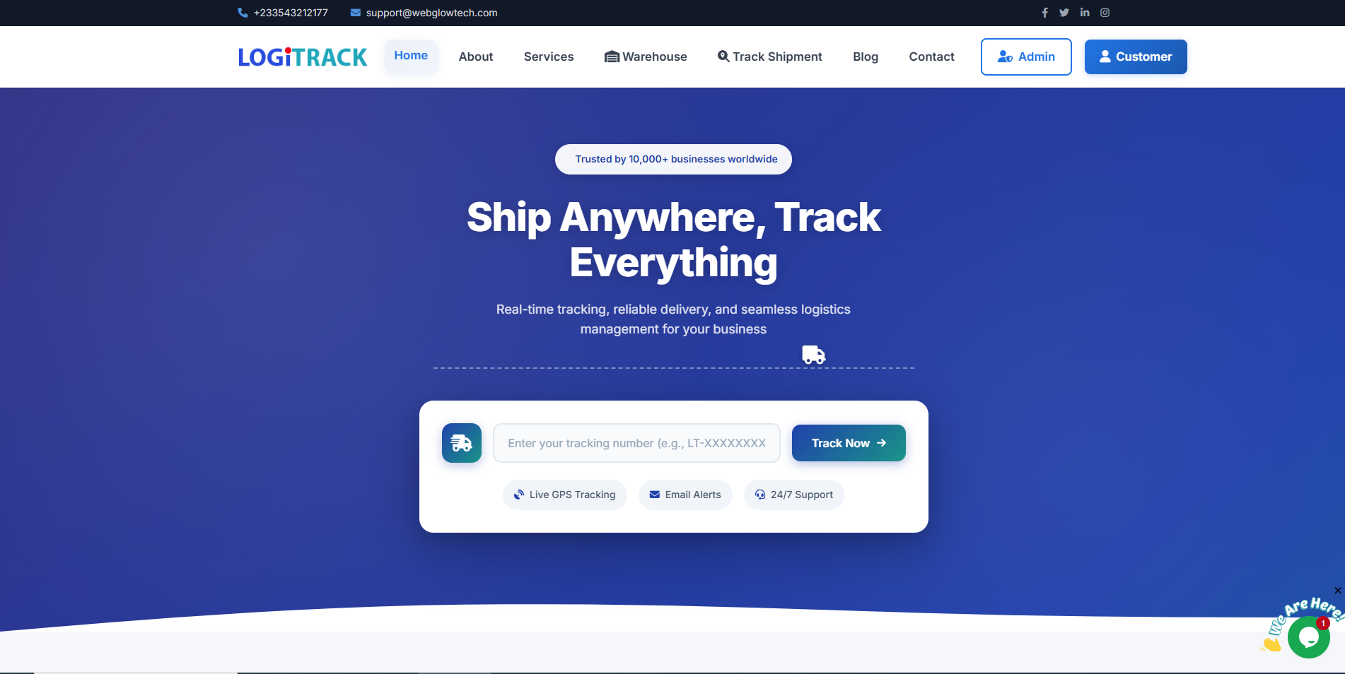 LogiTrack PHP Script v1.6