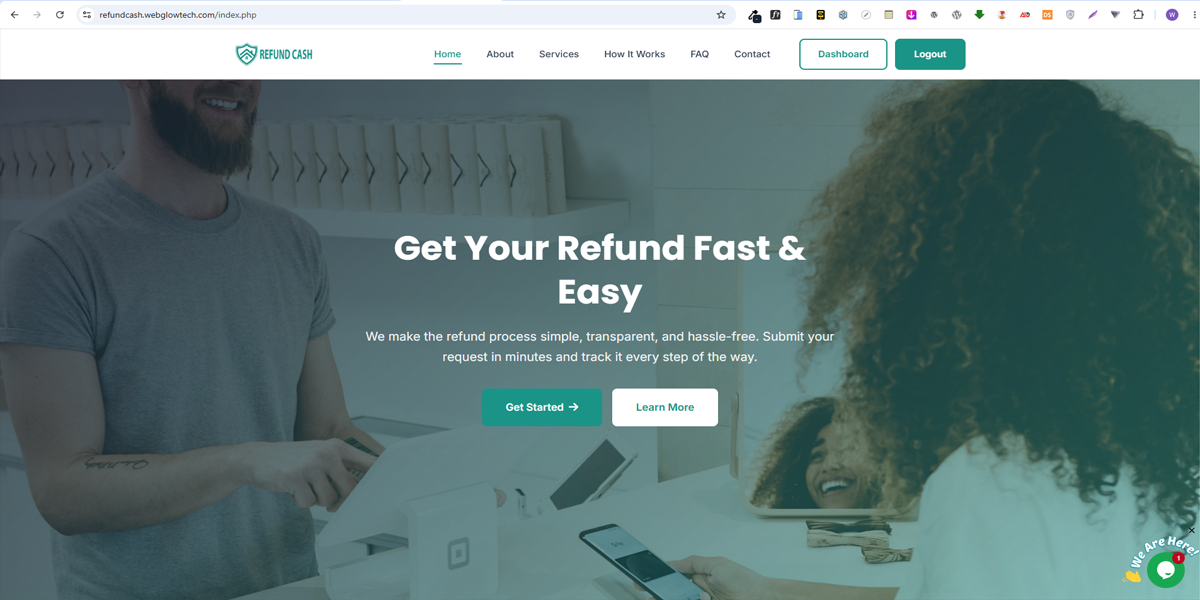 Refund Cash PHP Script